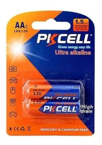 Bateria Pkcell Aa 4 Blister De 2 Unidades