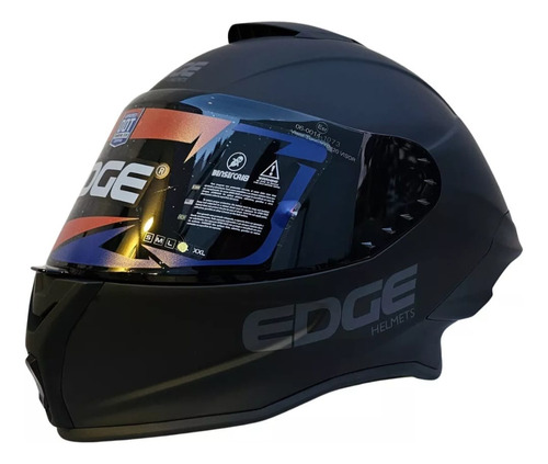 Casco Moto Edge Integral Cert Dot/ece Shangai Negro Rosa Negro Casco Edge Integral Certificacion Dot/ece Shangai Negro Xl