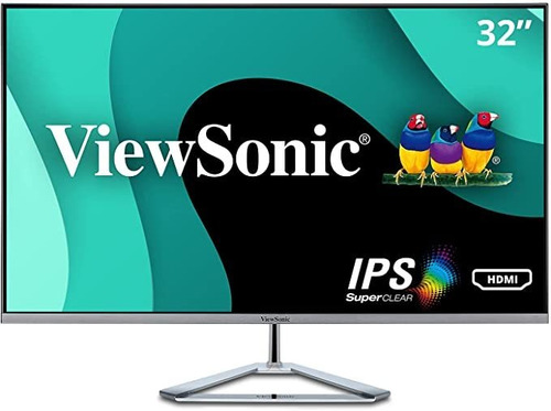 Monitor Viewsonic, 32'', Ips, Sin Marco, 1080p, W-led