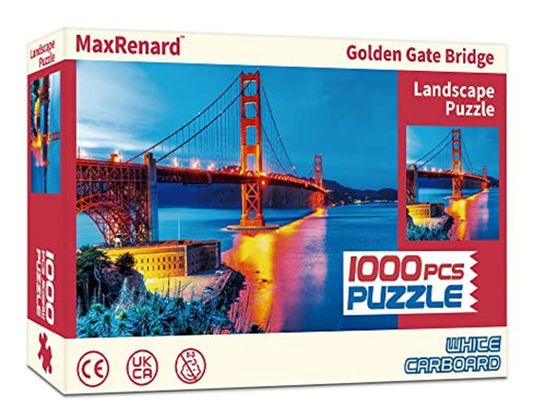 Max Renard Juego 1000 Piezas Rompecabezas Puente Golden Gate