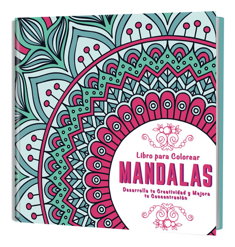 Libro  Para Colorear  Mandalas      48  Hojas   Art & Craftt