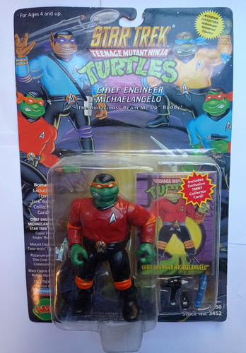 Chief Engineer Michaelangelo 1994 Tmnt ! Rafael Star Trek