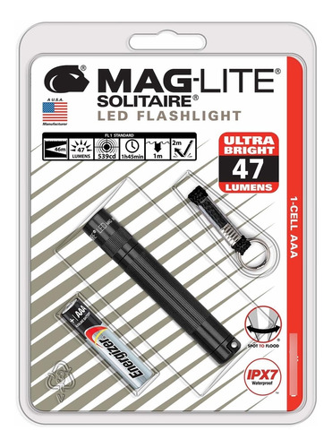 Maglite, Solitaire Led - Baterías1-cell Aaa De Linterna, Col