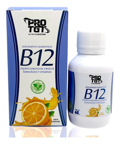 Vitamina B12 Sublingual Bariatrica 60 Ml Naranja Protgt