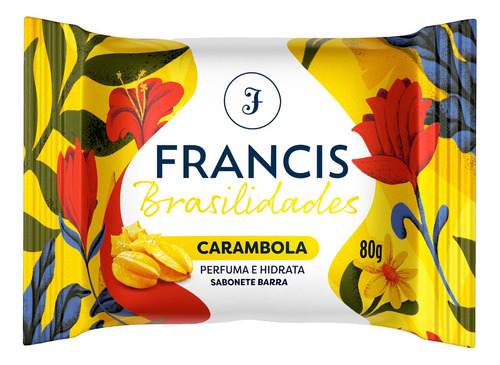 Sabonete Em Barra Francis Brasilidades Carambola 80g