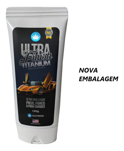 Ultra Finish Titanium Revitalizador De Plásticos Borrachas