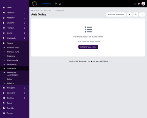 Sistema Para Gestão Escolar Com Erp
