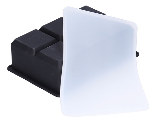 W Cubo De Silicona For Hielo, 6 Cubos De Rejilla, Tapa