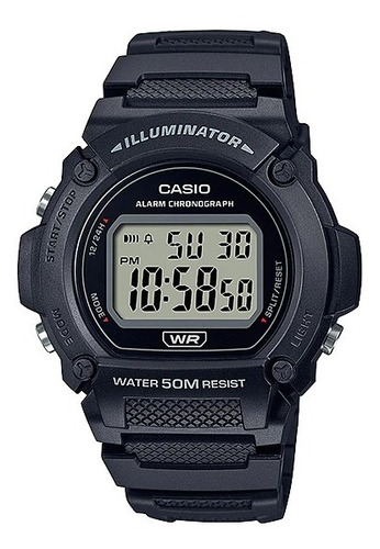 Reloj Casio W-219h-1a Original Agente Oficial Casiocentro