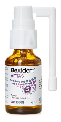Imagen 3 de 4 de Isdin Bexident Aftas En Spray 15 Ml