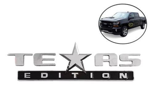 Emblema Lateral Chevrolet Texas Edition Varios Modelos