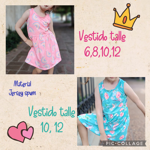 Vestido Para Nenas, Envios Rápidos 