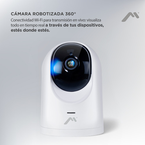 Cámara Wi-fi Robótica Mitzu Para Smartphone 360º Msc-2008