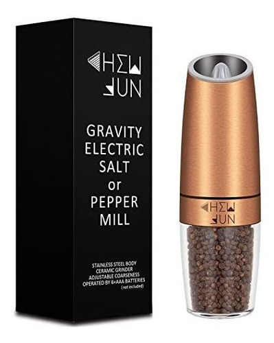 Gravity Electric Salt And Pepper Grinder Set With G2gxx