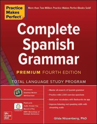 Libro Practice Makes Perfect: Complete Spanish Grammar, P...