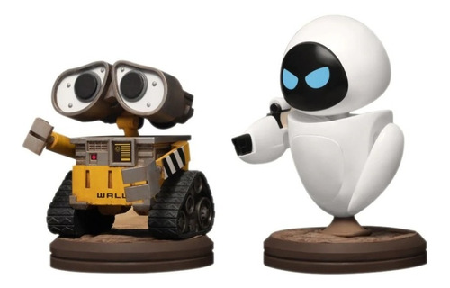 Figura Beast Kingdom - Wall E Y Eva 2 Pack