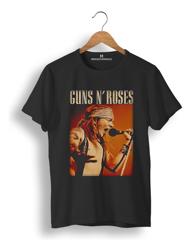 Remera: Guns And Roses Axel 3 Memoestampados