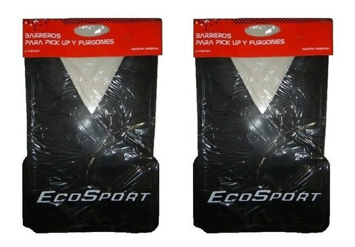 Barreros Juego X 4  Ecosport  Unidades 48 Cms X 30 Cms