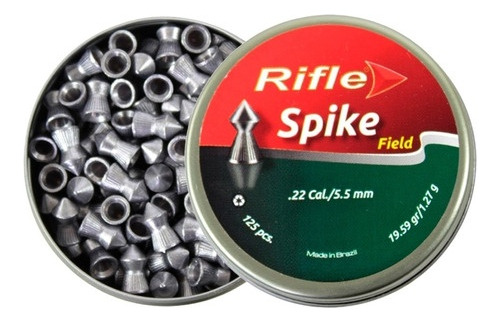 Rifle Ammunition Chumbo Plomo Field Spike En Cal. 5.5.