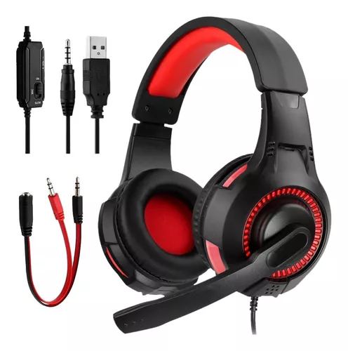 Auricular Gamer Pc Ps4 Xbox Gaming Con Microfono Led Cuo