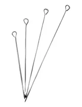 Comprar Brochette Pinche De Acero Cromado Para Carnes Verduras X40cm