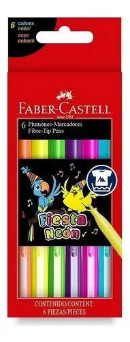 Plumones Fiesta 45 en estuche rígido x 36 colores – Faber-Castell Perú