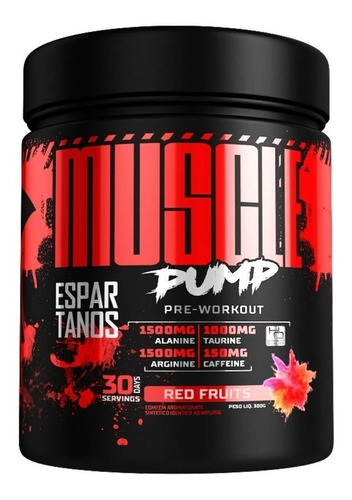 Pre Entreno Pre Workout Arginina Cafeina Taurina Alanina Frutos Rojos