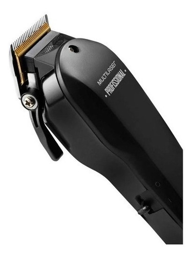 Máquina De Cortar Cabelo Profissional Multilaser Lamina Titanium 4 Em 1 Preto 127v Eb036