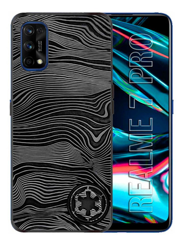 Funda Realme 7 Pro Acero Beskar Mandalorian Tpu Uso Rudo