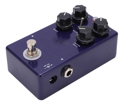 Pedal De Efectos De Guitarra Reverb Delay 2 En 1 Ajustable D