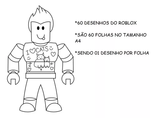 roblox para colorir 62 –  – Desenhos para Colorir