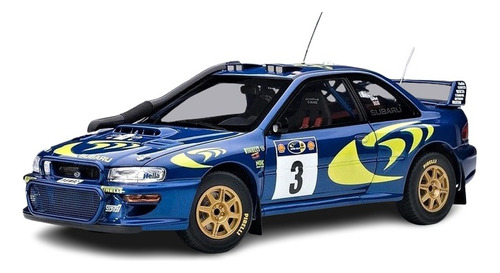 Subaru Impreza Wrc 1997 - Rally Of Safari - Autoart 1/18