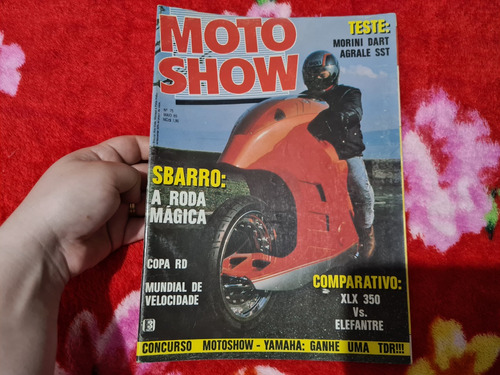 Revista Moto Show Nº75 Maio 1989 Xlx 350 Vs Elefantre R533