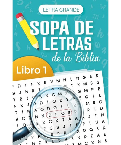 Sopa De Letras De La Biblia Libro #1 Con Letra Grande