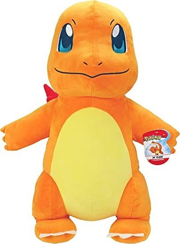 Charmander Pokémon Peluche Original Gigante Tamaño Real Plus