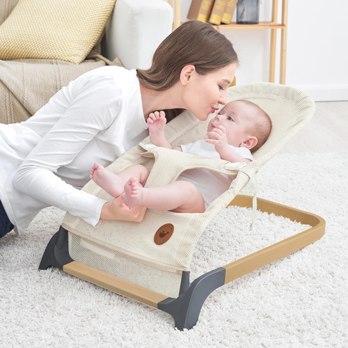 Asiento Inflable Portátil Para Bebés Con Vibraciones Natural