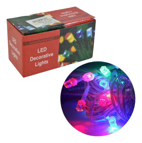 Luces De Navidad Led Multicolor 9 Metros