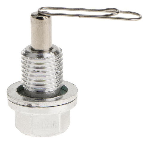 2 X1.25 Tapón De Drenaje Anodizado Cárter De Aceite Plata