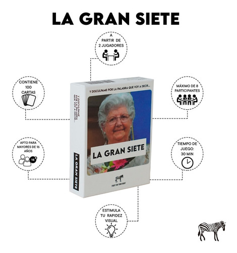 Imagen 3 de 11 de La Gran Siete Juego De Mesa Cartas Previa Risas Casa Fight