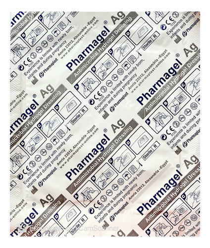 Aposito Hidrogel + Plata 10x10 Cm - Unidad