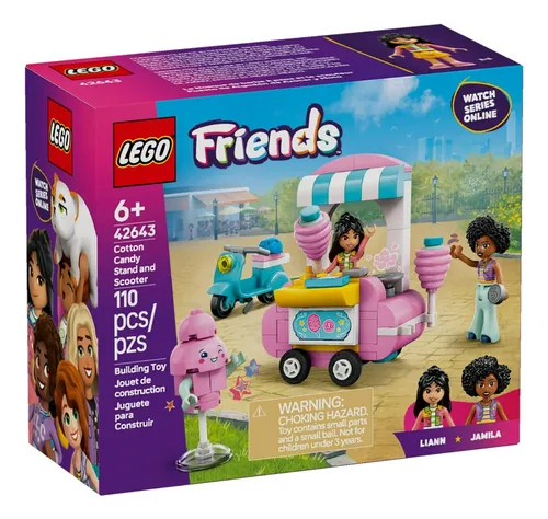 Lego 42643 Friends - Barraca De Algodão-doce E Motocicleta