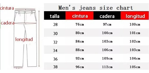 Pantalones De Mezclilla Hombre De Strech De Jean De Agujero
