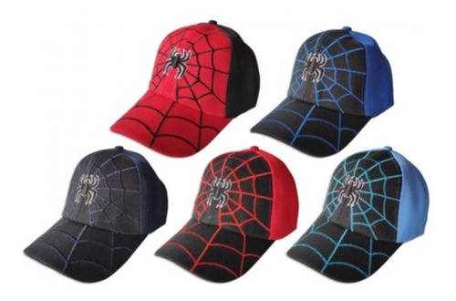 Gorro Con Visera Araña Combinado / Gorro De Niño !!!