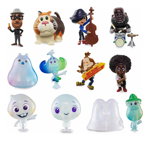 Play Set Soul Pixar Mini Figuras 12 Piezas Jazz Club Disney