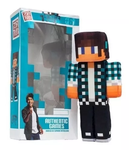 Boneco Minecraft Articulado Spok C3055 - Zr Toys em Promoção na Americanas