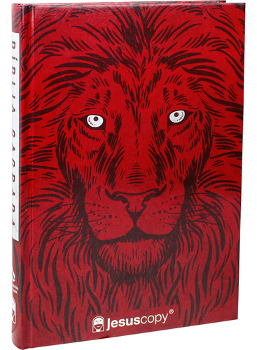 Bíblia Sagrada Leão Vermelho Naa - Jesuscopy