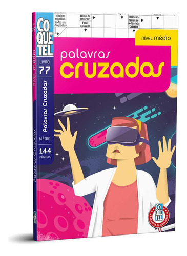 Livro Coquetel Palavras Cruzadas Nível Médio Ed 77, De A Coquetel. Editora Coquetel - Nf, Capa Mole Em Português