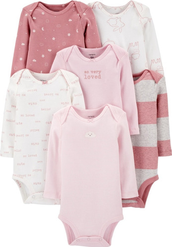 Set De 6 Bodys Carters Para Niñas