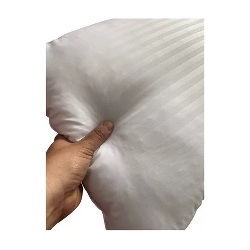 Almohada Cannon Doral Fibra Poliéster Siliconada 70x50 Dobby Color Blanco