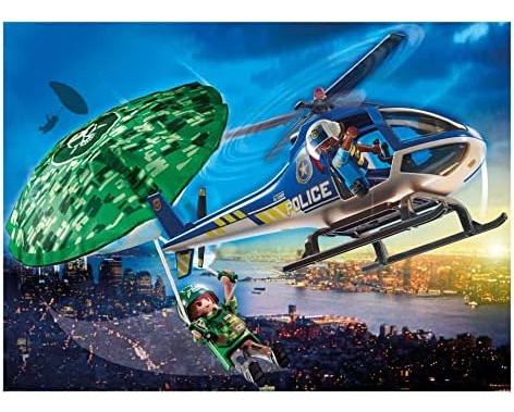 Búsqueda En Paracaídas De La Policía De Playmobil